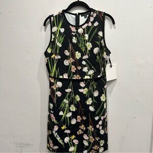 Target x Victoria Beckham English black Floral shift Dress size medium NWT